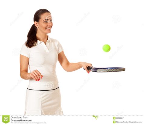 Tennis Player Stock Image Image Of Adult Uniform Action 30584417