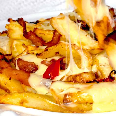 Actifry Loaded Fries Recipe Bacon And Cheese Hint Of Helen