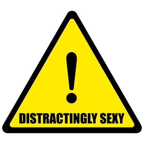 Distractingly Sexy Exclamation Warning Sign By Crimsonvermillion On