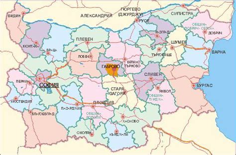 Geographic Features Gabrovo Municipality