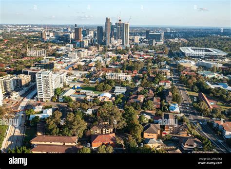 Parramatta Nsw Australia 18 April 2021 Parramatta City Skyline