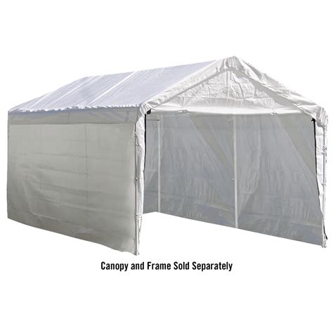 Shelterlogic Canopy Enclosure Kit For Super Max 12 X 20 Ft White