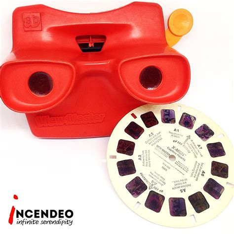 View Master 3d Viewer With X Men Captive Hearts Stereo Reel