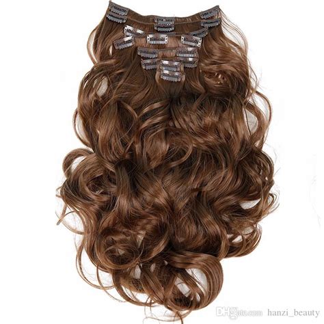 Acheter Clip Dans Extensions De Cheveux 22inch 55 Cm Long Postiche