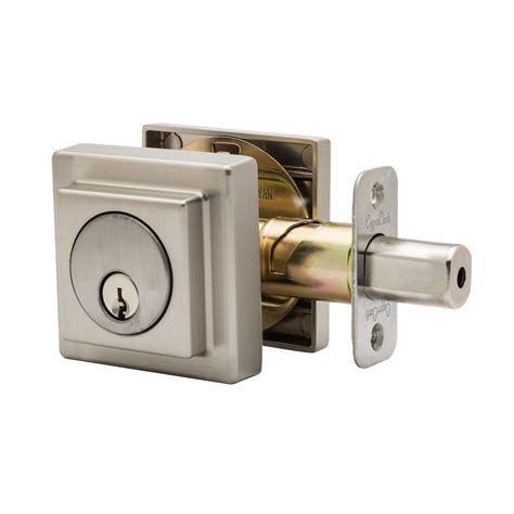 Toledo Fine Locks Double Cylinder Satin Stainless Steel Deadbolt