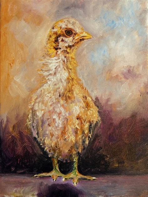A Painting Of A Chicken With The Words Property Of Kathy Garoune