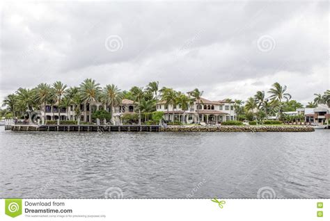 Waterfront Real Estate Editorial Stock Photo Image Of Lauderdale