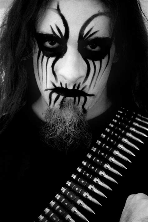 Black Metal Face Paint Muro Black Metal Corpse Paint Test By