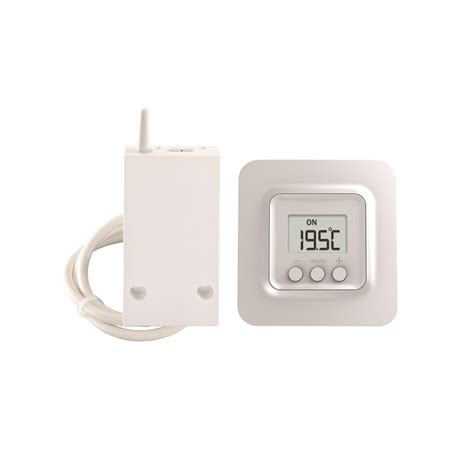 Thermostat radio d ambiance avec 1 récepteur fil pilote cons