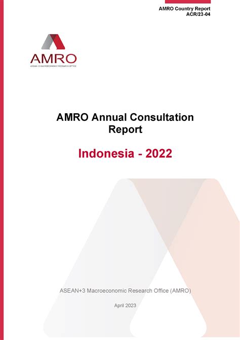 Amros 2022 Annual Consultation Report On Indonesia Amro Asia