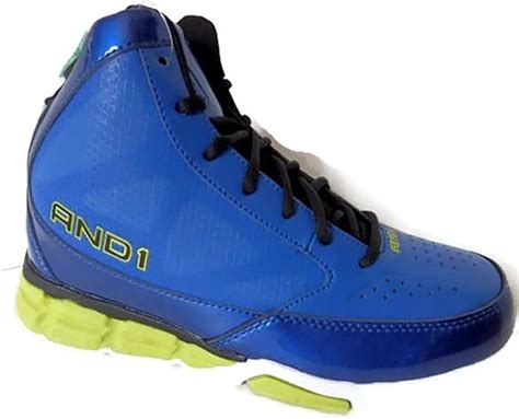 And1 Mens Athletic Shoes Blitz High Top Bluelime 10