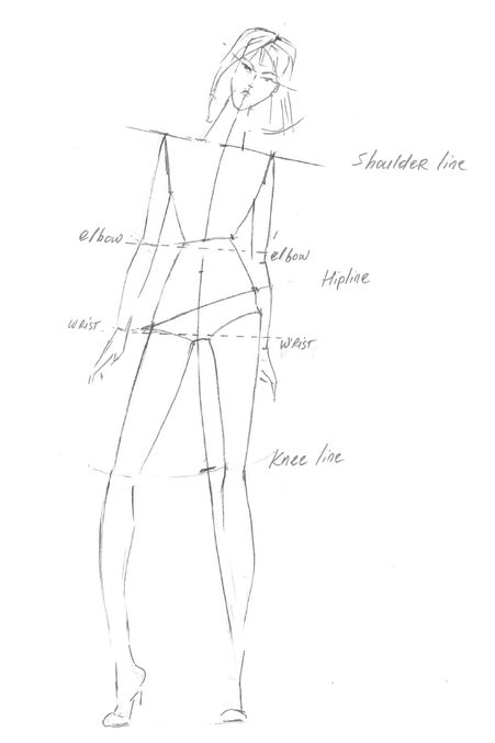 How To Draw A Fashion Figure In A Few Simple Steps Step By Step Guide