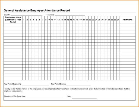 Free Employee Attendance Tracker Excel 2019 Attendance Tracker