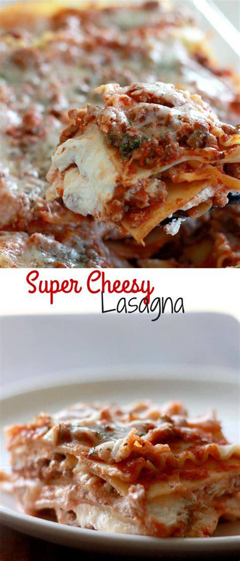 Super Cheesy Lasagna Everyday Jenny