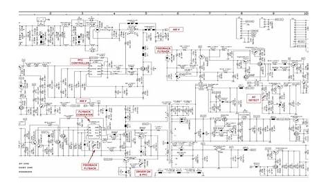 Electro help: Sharp LC40LE811 40 inch LED TV – power board schematic
