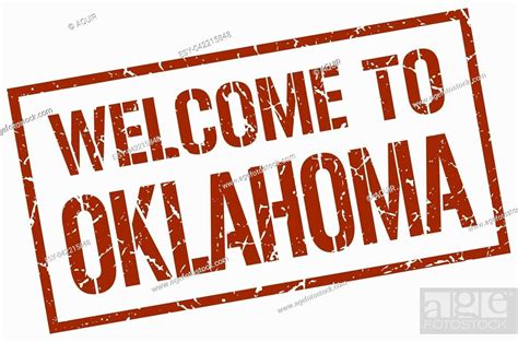 Welcome To Oklahoma Stamp Stock Vector Vector And Low Budget Royalty