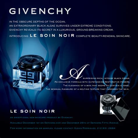 Givenchy Introduces LE SOIN NOIR Skincare - Makeup and ...