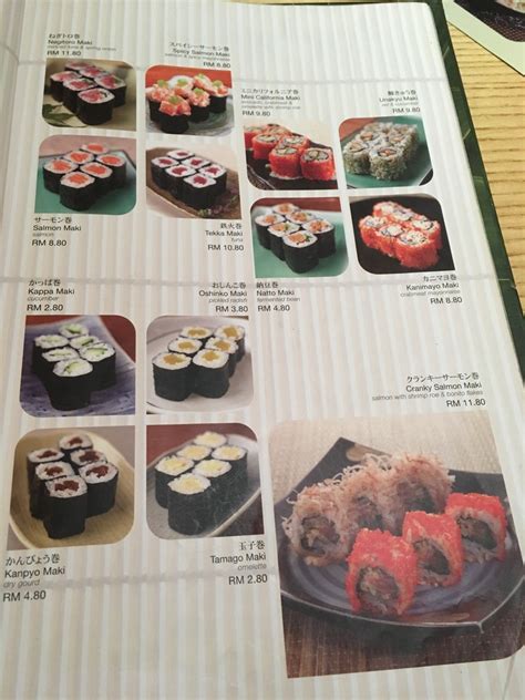 Dd2 to enjoy rm2 off with minimum purchase of rm30 in a single receipt. Sushi Zanmai Menu Preview Miri Times Square - Miri City ...