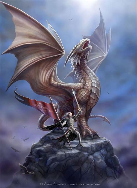 Sorrels Dragons A Dragon And Her Warrior Crying Defiance Before
