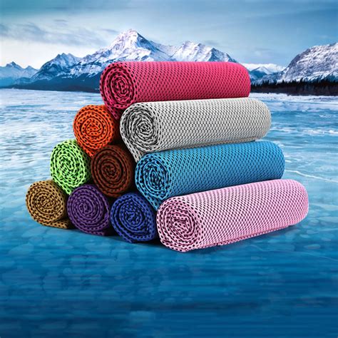 Summer Ice Cold Cool Towels Cooling Towel For Sport Running Jogging Gym