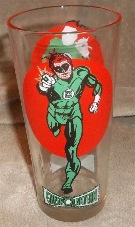Vintage 1976 Pepsi Super Series Super Hero Green Lantern Drinking Glass