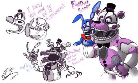 Funtime Freddy Sketch Fnaf Sister Location By Angosturacartoonist