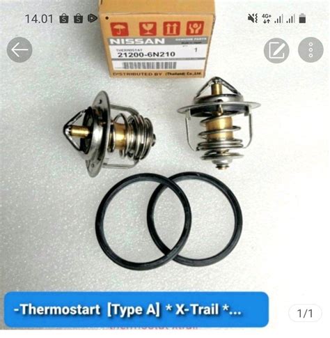 thermostat coolant nissan xtrail t30 t31 serena c24 x trail lazada indonesia