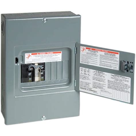 Shop Square D 8 Circuit 4 Space 30 Amp Main Breaker Load Center At
