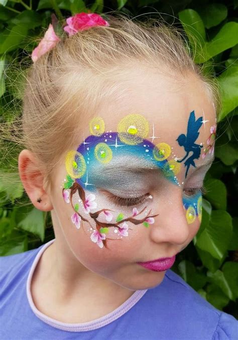 Floral Fairy Face Paint Fairy Face Paint Face Painting Designs Face