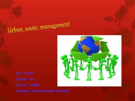 Urban waste management