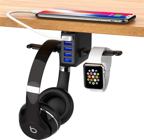 2020 New Arrival Headphone Stand With Qc 30 Quick Usb Charging Rack