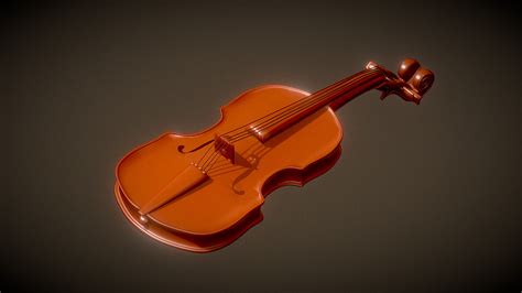 violin 3d game asset low poly buy royalty free 3d model by yarenyao [a2de211] sketchfab store