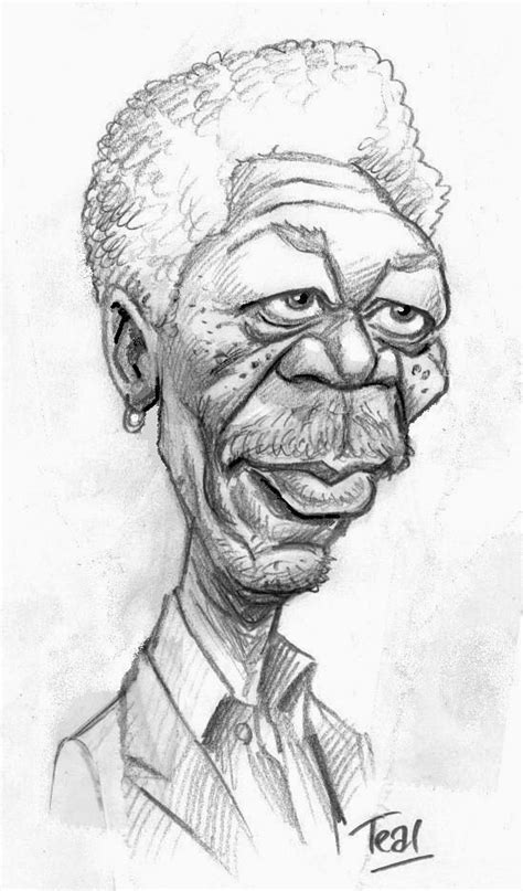 Another Old Caricature God Impersonator Morgan Freeman Via