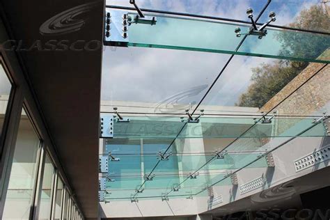 Structural Glass Roof With Glass Fins Glasscon