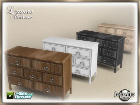 The Sims Resource Lavere Bedroom Dresser