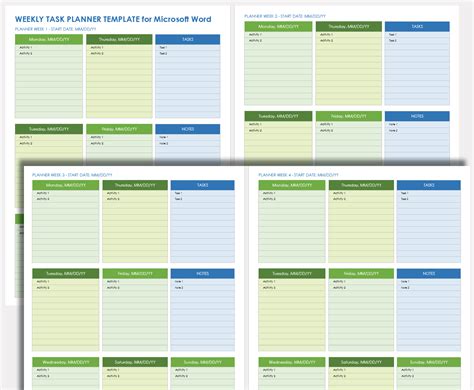 Free Microsoft Word Task List Templates Planners And Checklists Smartsheet