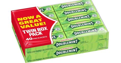Amazon Wrigleys Doublemint Gum 40 Count Only 664 Shipped Just 17