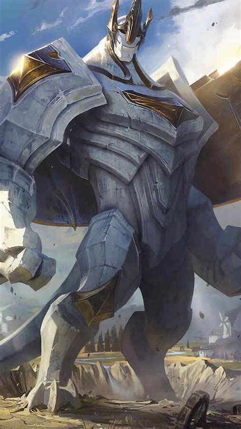 Galio Splash Art Wallpaper Splash Art League Of Legends Characters Desktop Computers