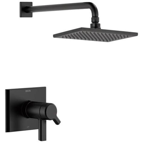 Wide variants of product, either residential or commercial products are designed and produced for swimming pool, lake areas, coastal areas all outdoor shower fixture products suit any styles of outdoor shower. Delta Pivotal Matte Black 1-Handle Shower Faucet in the ...