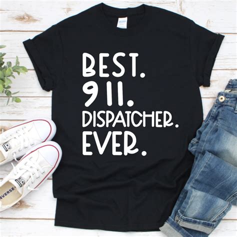 Best 911 Dispatcher Ever T Shirt 911 Dispatcher Crochet T Shirts