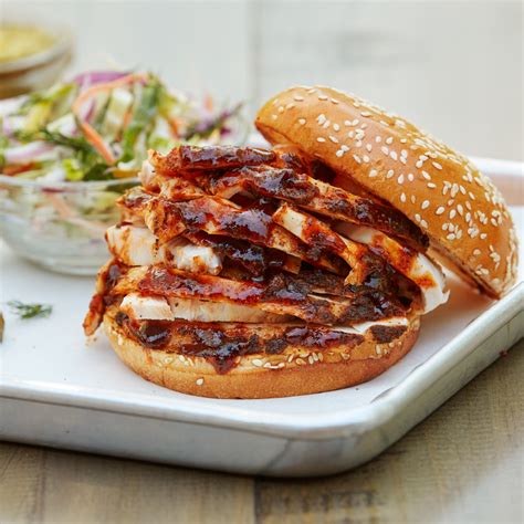 Nashville Hot Turkey Sandwich With Pickle Slaw Shady Brook Farms