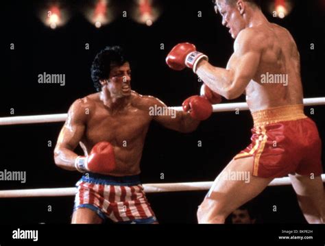 Rocky Iv 1985 Sylvester Stallone Dolph Lundgren Rk4 082 Fotografía