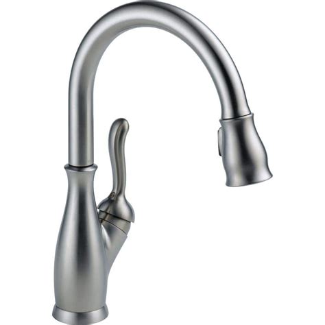 Reviews For Delta Leland Single Handle Pull Down Sprayer Kitchen Faucet