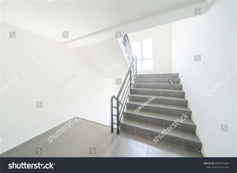Stairwell Emergency Exit Stairwell Fire Escape Stock Photo 2004774980