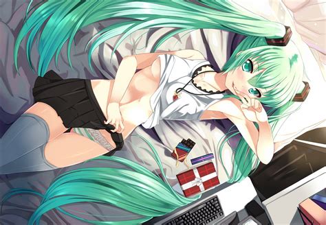 Download free widescreen desktop backgrounds in high quality resolution 1080p. hatsune, Miku, Vocaloid, Anime, Girl, Music, Megurine ...