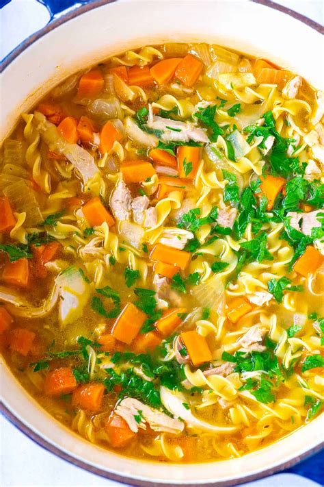 If you are craving soup, this is the best homemade chicken noodle soup! Ultra-Satisfying Chicken Noodle Soup