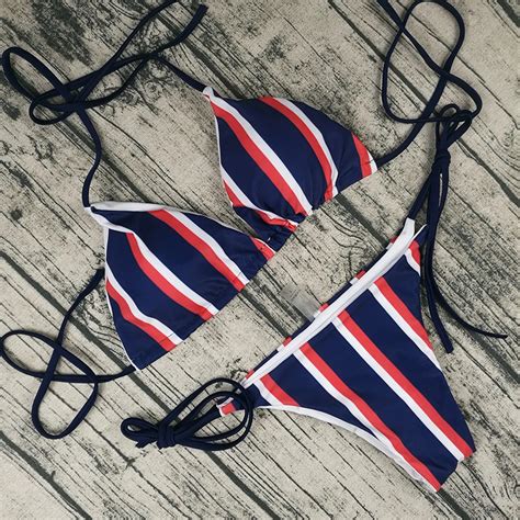 strappy bikinis set 2018sexy swimwear brazilian bikini sets women bandage bikini bathing suit