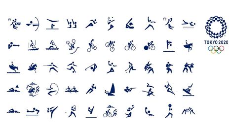 Design News Sports Pictograms For Olympic Games Tokyo 2020