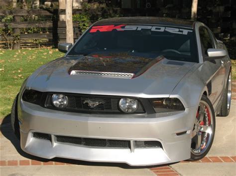 2010 2012 Mustang Rk Sports Ground Effects Body Kit For Gt Front Gt