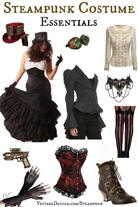 Steampunk Costume Essentials For Women Steampunk Clothing Steampunk Costume Steampunk Couture